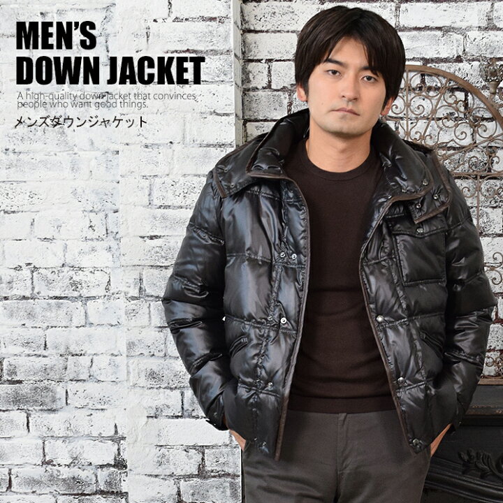 楽天市場 メンズダウンジャケット メンズ 紳士用 レザー 革 メンズ 紳士用 ダウンコート 毛皮 ファー ミセス ファッション Mzr1254 Hayashiguchi ハヤシグチ