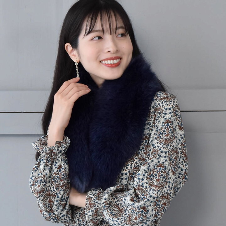 楽天市場】日本製 SAGA フォックス ファー マフラー レディース 毛皮  