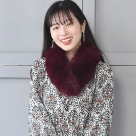 ファーマフラー SAGA フォックス クリップ付 フォックスマフラー レデイース 結婚式 サガフォックス プレゼント ギフト ファー小物 レディース ファー マフラー カラー テペット 毛皮 リアルファー ミセス ファッション(ff4010)