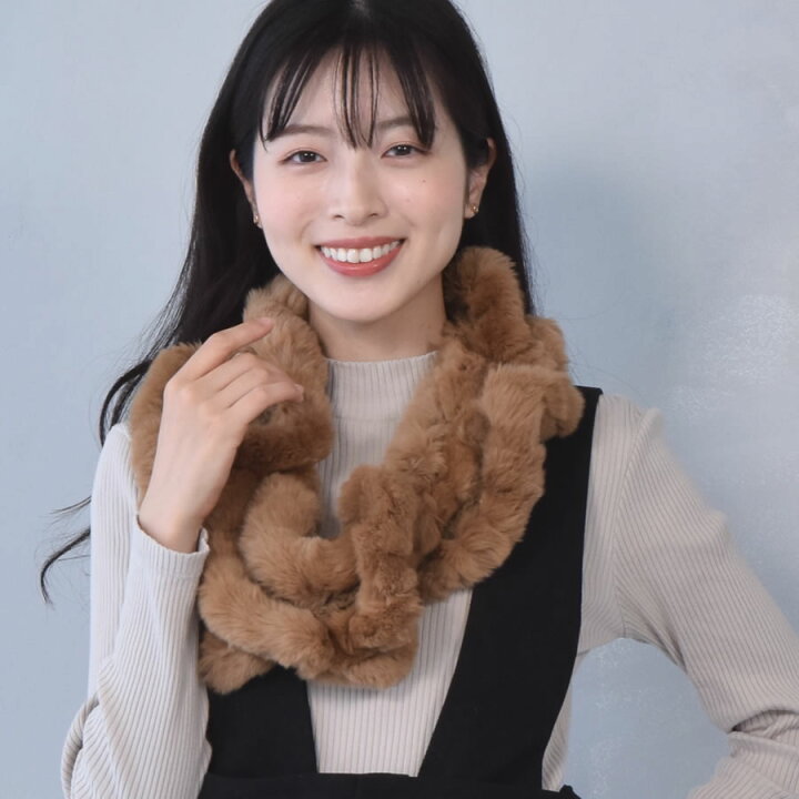 楽天市場】レッキス ラビット スヌード ファースヌード レディース 冬 