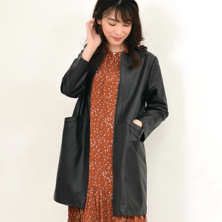 楽天市場】【11％OFFクーポン】本革 ラム レザー パンチング ノー  