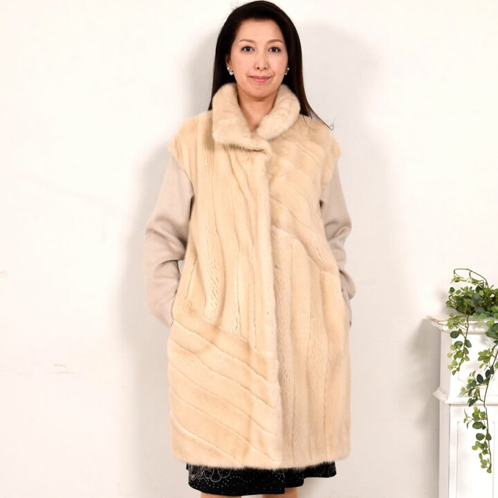 楽天市場】【10%OFFクーポン】SAGA ミンク カシミヤ コート 毛皮 
