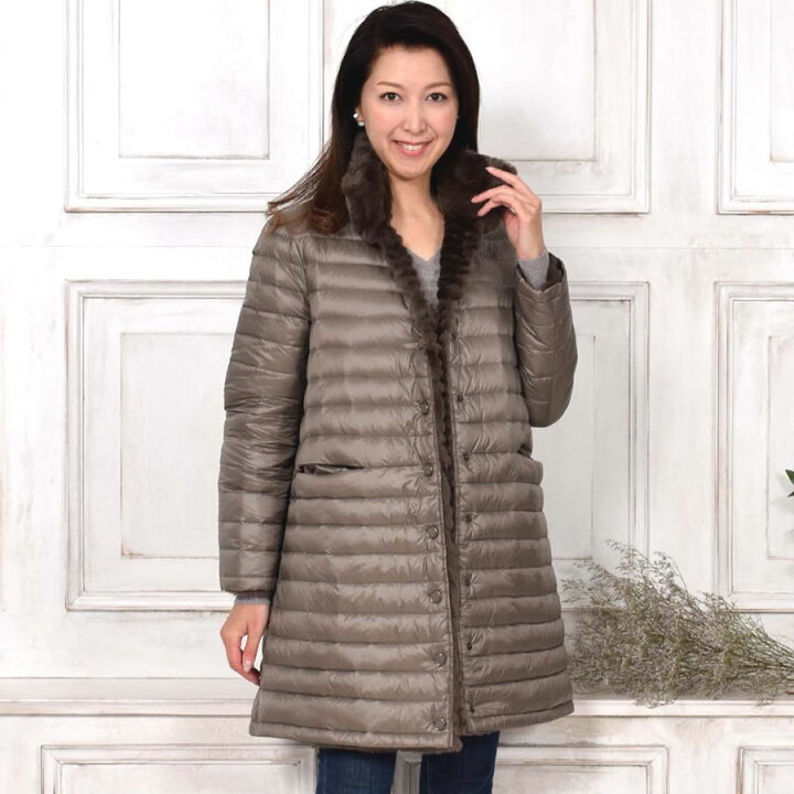 楽天市場】【25％OFFクーポン】ダウン & レッキス リバーシブルコート 