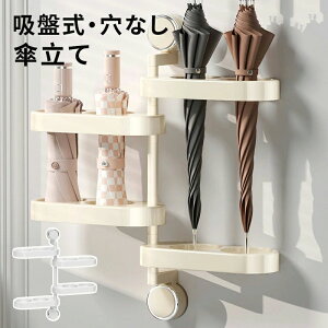 貼り付け 吸盤式 アンブレラホルダー 折りたたみ傘 傘 扉 玄関 傘立 傘たて スリム 収納 玄関ドア ハンギングかさたて おしゃれ