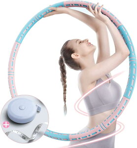 有酸素 引き締め くびれ ウエスト 体操用品 スポーツフラフープ エクササイズ フィットネス ダイエット 1〜5kgの調節可能な重量