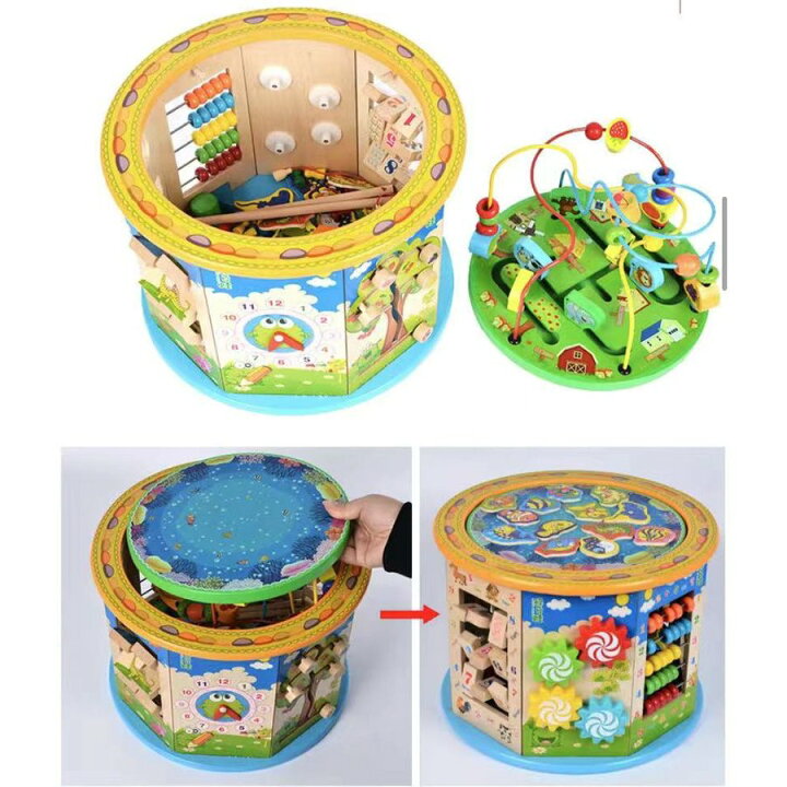 楽天市場 おもちゃ 知育玩具 木のおもちゃ 赤ちゃん 子供 1歳 2歳 3歳 4歳 誕生日プレゼント 男の子 女の子 ランキング 積み木 知育パズル 出産祝い クリスマス ギフト Hayate Store