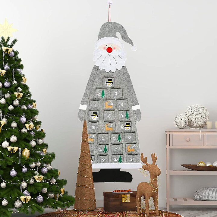 楽天市場】クリスマス アドベントカレンダー 24日間 壁掛け クリスマス 