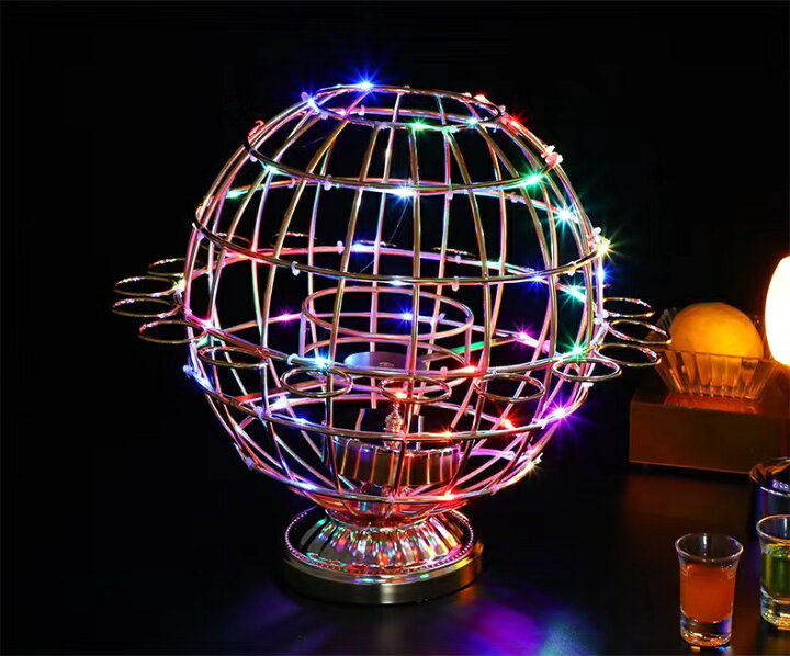 楽天市場】【期間限定1,000円割引】テキーラ地球儀 LED酒グラスワイン 