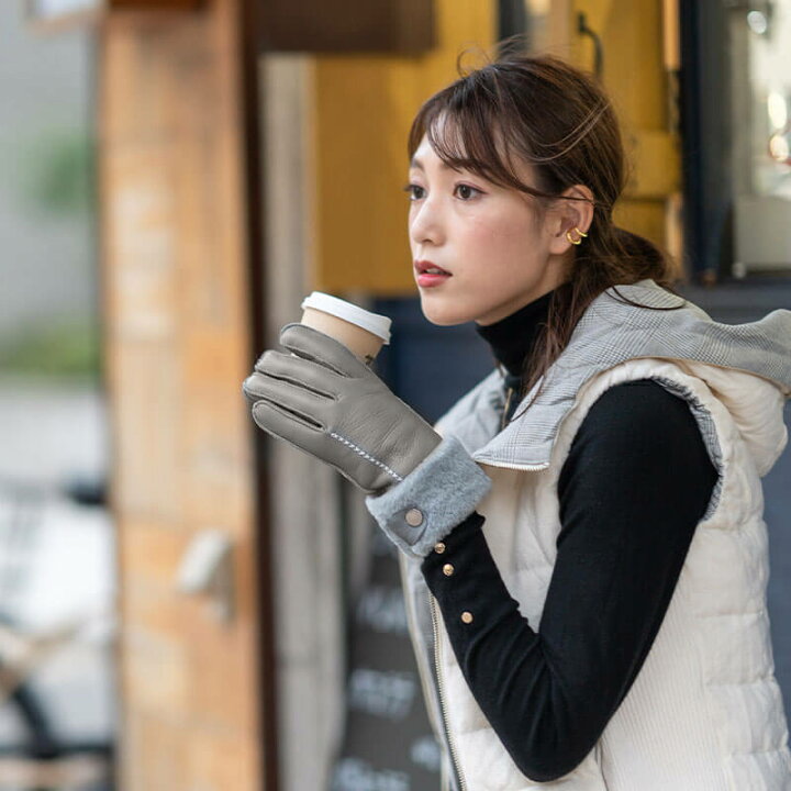 人気のファッションブランド ファー 手袋 グローブ レディース Senviet Sk