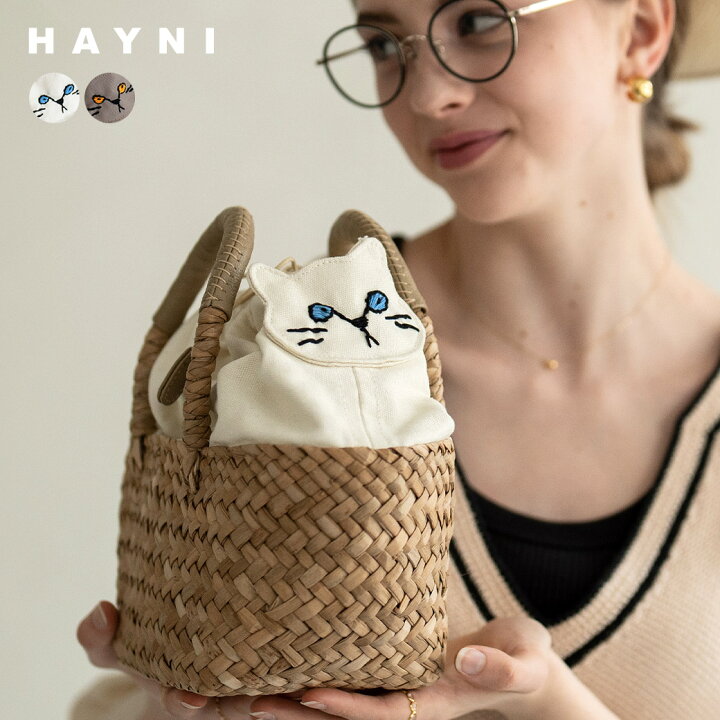 楽天市場】猫 ねこ かごバッグ レディース 【Minetpanie ミネット  
