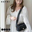 ショルダーバッグ 撥水 レディース 斜めがけ【Baby Lenum ベイビーレナム｜HAYNI ヘイニ】メッセンジャーバッグ ナイロン ナイロンバッグ 小さめ ミニ 斜め掛け 大人 軽量 軽い 上品 かっこいい カジュアル かわいい きれいめ シンプル 黒