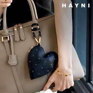 ハート バッグチャーム ポーチ ドット 本革【 Amelle アメル｜HAYNI ヘイニ 】レザー 革 ストラップ バッ…
