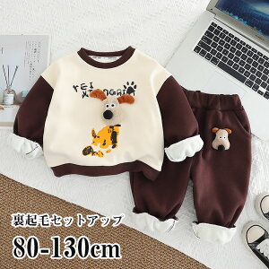【時間限定全品10%OFF】セットアップ キッズ 長袖 厚手 裏起毛 ベビー服 女の子 男の子 パーカー ロングパンツ子供服 ジャージ 上下セット スポーツ 冬着 秋服 スウェット 赤ちゃん おしゃれ