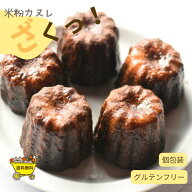 グルテンフリー 米粉カヌレ 5個セット カヌレ 米粉 お菓子 スイーツ 大人のおやつ 白バラ牛乳 お取り寄せ…