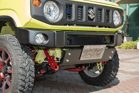〈ジムニーJB64 〉ABS樹脂製HB1stフロントバンパータイプS（半つや消しブラック、ソリッド、メタリック塗装）