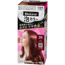 ブローネ泡カラー　3R　ロゼブラウン【108ml】(花王)【ヘアカラー/白髪染め】