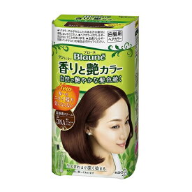 花王　ブローネ　香りと艶カラークリーム　5NA　深いナチュラルブラウン　【80g】(花王)【ヘアカラー/白髪染め】