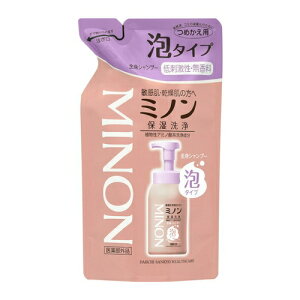 【医薬部外品】ミノン全身シャンプー泡タイプ 【詰替用400ML】(第一三共ヘルスケア)【ボディケア】