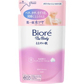 ビオレ ザ ボディ　ととのい肌　泡タイプ　ウッディ&フローラルの香り　つめかえ用　【440ml】(花王)
