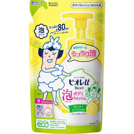 ビオレu　泡で出てくるボディウォッシュ　フレッシュシトラスの香り　つめかえ用　【480ml】(花王)