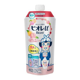 ビオレu　スイートピーチの香り　つめかえ用 　【340ml】(花王)【ボディケア/ボディソープ】