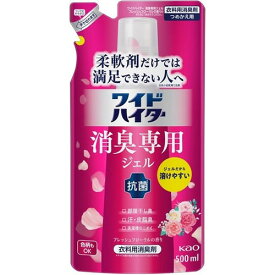 ワイドハイター　消臭専用ジェル　フレッシュフローラルの香り　つめかえ用　【500ml】(花王)