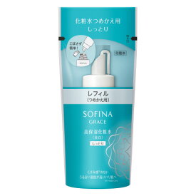 ソフィーナグレイス　高保湿化粧水（美白）しっとり つめかえ用　【130ml】(花王)【フェイスケア/基礎化粧品】