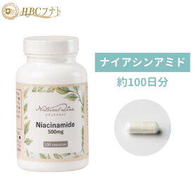 【ナイアシンアミド】1粒でナイアシンアミド500mg ナイアシンアミド カプセル 100粒 自然由来 代謝 口内炎 ストレス イライラ Vitamin b3 ビタミンb3 ビタミン剤 ビタミン類 サプリメント 男性 女性 健康食品 栄養補助 エイジングケア 美容 ナイアシン