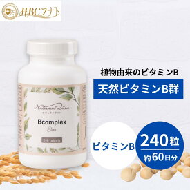 【送料無料/60日分】ビタミンB群 葉酸 サプリ 天然原料 高含有 アメリカ製 Bコンプレックススリム サプリメント 肌荒れ ストレス 疲労 健康維持 錠剤｜Bコンプレックススリム