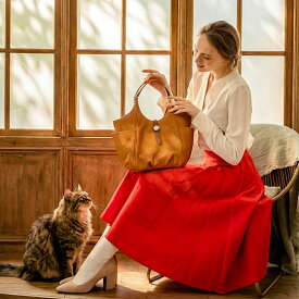 【cooga】時を育てるCat Elda（キャットエルダ）｜賢い猫のような静かな風格をまとうA4超軽量トート 352-G30185-24