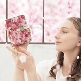 【cooga】いつまでも、春財布（張る財布）。◆手のひらサイズのダイアリー・ウォレットEcler Sakura（エクレ サクラ）