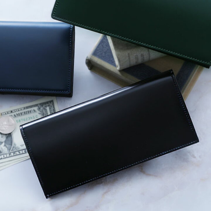 楽天市場 傳濱野 メンズ 艶出しコードバンで仕立てた憧れを手にする長財布 Ahora Nhelo アオラ ネーロ メンズ 財布 Denhamano デンハマノ 濱野財布 濱野 財布 369 216 限定バッグと出会えるエルトゥーク