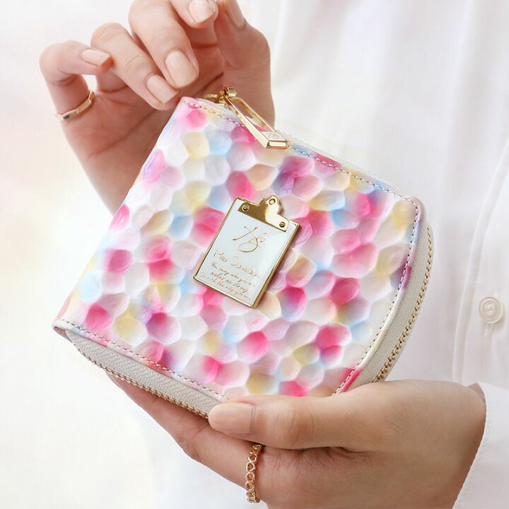 楽天市場】【HerSchedule】チェレットbillfold（二つ折りウォレット  