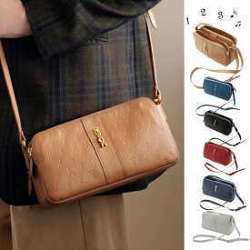 【ロベルタ】新色登場 ポシェット 3ポケット デイリーショルダーバッグ minuetto（ミヌエット）ミニショルダーバック 横長ショルダーバッグ コンパクトショルダーバック 斜めがけ レディース 本革 軽い 軽量 きれいめ 横型 Giada Roberta di Camerino WEB限定 362-R20303