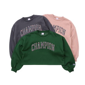 【公式】チャンピオン【30%OFFセール】Champion ガールズ クルーネックスウェットシャツ 23FW ガールズカジュアル(CK-Y014)★ メンズ レディース sweat スウェット ( トレーナー )