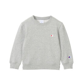 【公式】チャンピオン Champion キッズ クルーネックスウェットシャツ 24SS ベーシック(CK-Y001)★子供 子ども こども 子供服 キッズ服 女の子 男の子 sweat スウェット ( トレーナー )