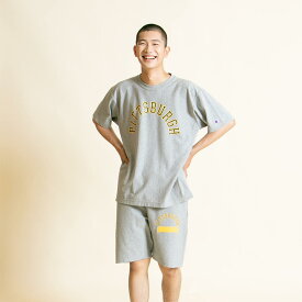 【公式】チャンピオン【30%OFFセール】Champion リバースウィーブ(R) ショートスリーブTシャツ 23SS リバースウィーブ(R)(C3-X333)★半袖 reversweave sweat スウェット ( トレーナー ) ストレッチ パーカー ジップアップ