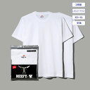 【公式】ヘインズ Hanes【2枚組】2P BEEFY-T ビーフィー Tシャツ 25SS BEEFY-T(H5180-2) ★ 半袖Tシャツ 半袖T 半袖 白T 肉厚 ヘビーウェイト 厚手 タグ無 タグレス 綿100 コットン パックT パックT 無地