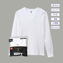 【公式】ヘインズ Hanes ビーフィーサーマルクルーネックロングスリーブTシャツ 24FW BEEFY-T ヘインズ(HM4-Q103)★ロンT 長袖白T 肉厚 ヘビーウェイト 厚手 タグ無 タグレス 綿100 コットン パックT 無地