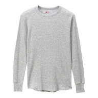 【公式】ヘインズ Hanes サーマル クルーネックロングスリーブTシャツ ヘインズ(HM4-Q501)★ロンT 長袖 t…