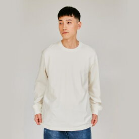 【公式】ヘインズ Hanes T-SHIRTS SHIRO クルーネックロングスリーブTシャツ 25SS ヘインズ(HM4-A201)★ 長袖 ロンt メンズ レディース ユニセックス