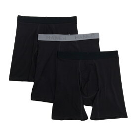 【公式】ヘインズ Hanes 【オフィシャルストア限定】3枚組 ボクサーブリーフ 25SS ヘインズ(HM6EA707S)★ ショーツ 下着 パンツ M L LL アンダーウエア まとめ買い トランクス男性 オールシーズン 着心地良い 肌触り 無地 ロゴ メンズ 男性 オールシーズン