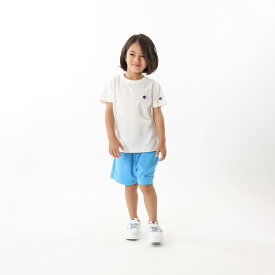 【公式】チャンピオン Champion キッズ ショートスリーブTシャツ 24SS 【春夏新作】ベーシック(CK-Z301) ★ 子供 子ども こども 子供服 キッズ 女の子 男の子 sweat スウェット ( トレーナー ) ジュニア カジュアル セットアップ