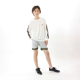 【公式】チャンピオン Champion キッズ ロングスリーブTシャツ 24SS 【春夏新作】スポーツ チャンピオン(CK-ZS401) ★ 子供 子ども こども 子供服 キッズ 女の子 男の子 sweat スウェット ( トレーナー ) ジュニア カジュアル セットアップ