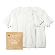 【公式】ヘインズ Hanes 2枚組 SHIRO クルーネックTシャツ 26SS Hanes T-SHIRTS SHIRO (HM1-D701)