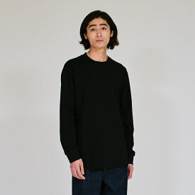 【公式】ヘインズ スエードニット クルーネックロングスリーブTシャツ 25FW ヘインズ(HM4-A204)★ 長袖 ロンt メンズ レディース ユニセックス