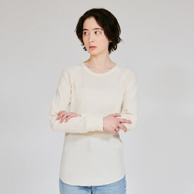 【公式】ヘインズ Hanes originalsワッフルクルーネックロングスリーブTシャツ 25FW ヘインズ(HW4-C501)