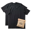 ランキング1位【公式】ヘインズ Hanes 2枚組 Hanes T-SHIRTS KURO クルーネックTシャツ 25FW (HM1-B701)★ ヘインズKU…