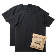 【公式】ヘインズ Hanes 2枚組 Hanes T-SHIRTS KURO クルーネックTシャツ 26SS ヘインズ(HM1-D702)