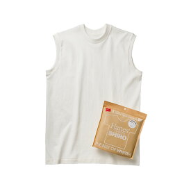 【公式】ヘインズ Hanes Hanes T-SHIRTS SHIRO スリーブレスTシャツ 25SS ヘインズ(HM3-B201)★ ノースリ タンクトップ ヘインズSHIRO シロ 半袖 白T ヘインズT S M L XL 厚手 綿 コットン 7.0オンス 男性 女性 ユニセックス レディース メンズ ホワイト